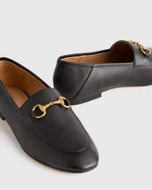 Quince 100% Leather Horsebit Loafer Black Size 6 brand new! Ships out FAST